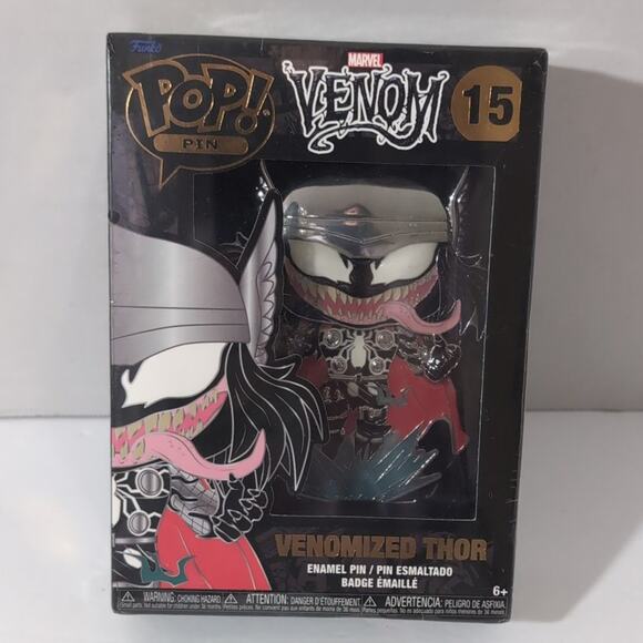 Venomized Thor Enamel Pin #15 Funko Pop Sealed Brand New - Picture 1 of 3